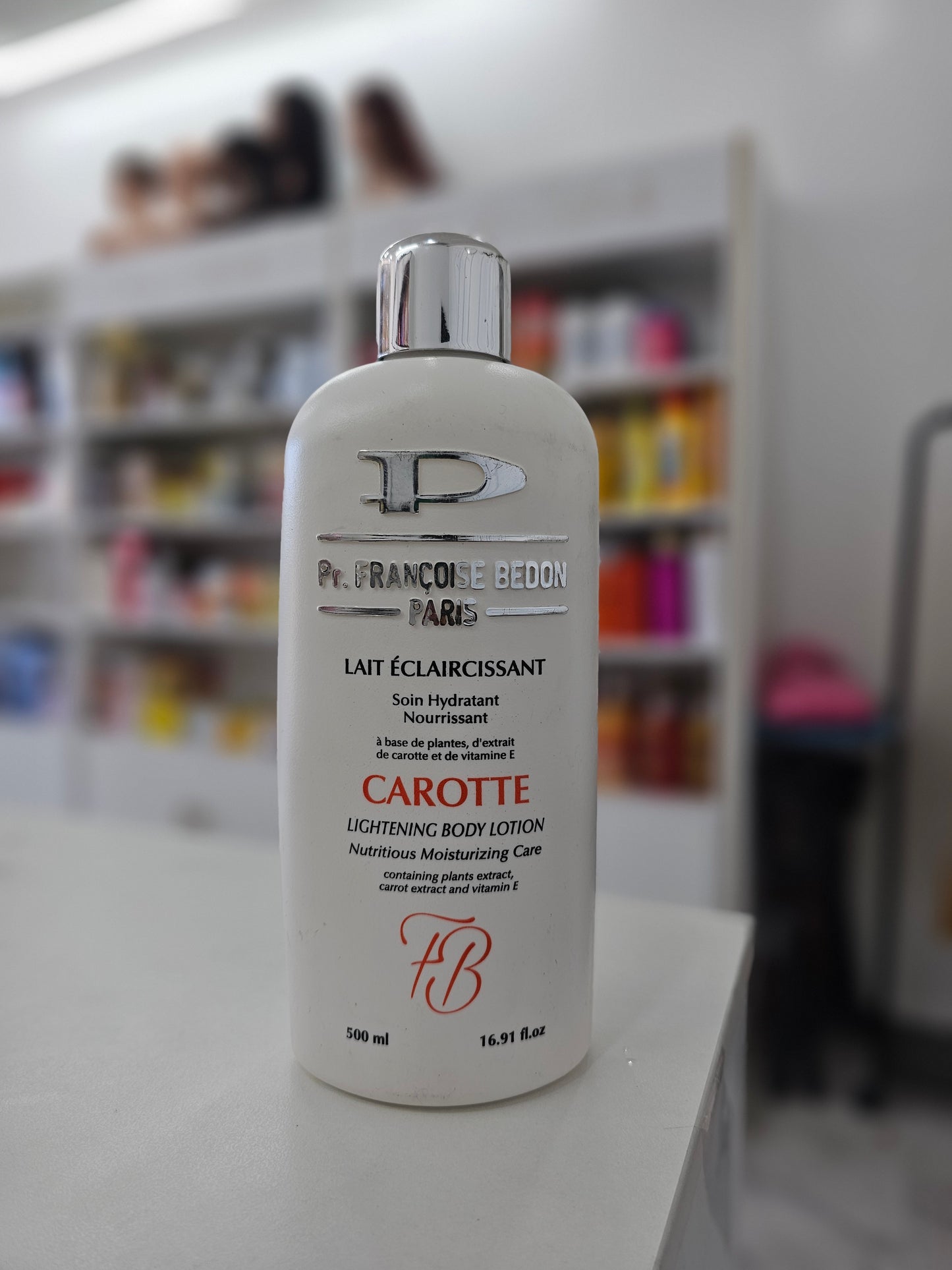 Pr. Francoise Bedon Paris Carrot Lightening Body Lotion with plant extract and Vit E