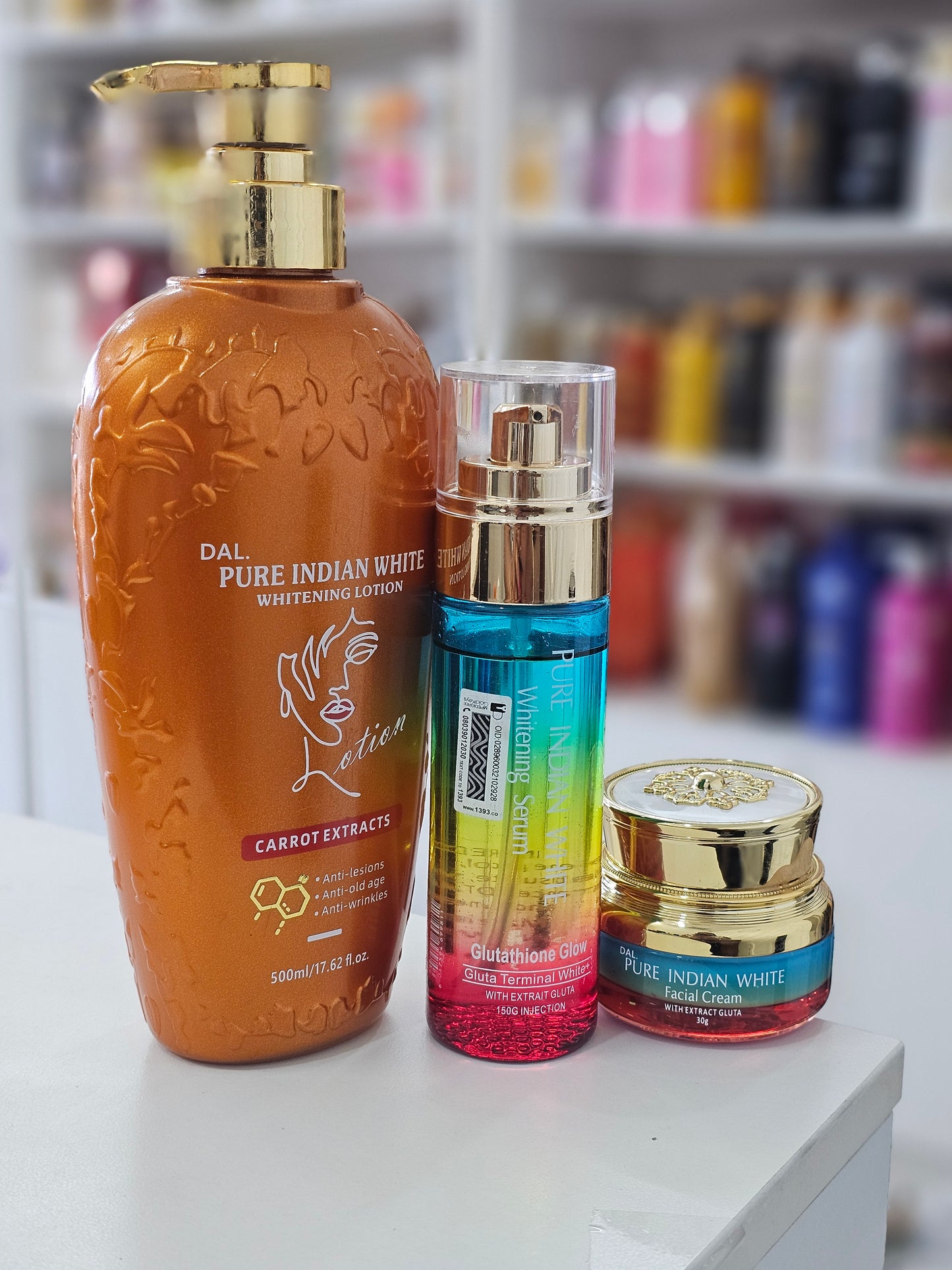 Pure Indian Brightening Set Lotion,Serum & Face Cream