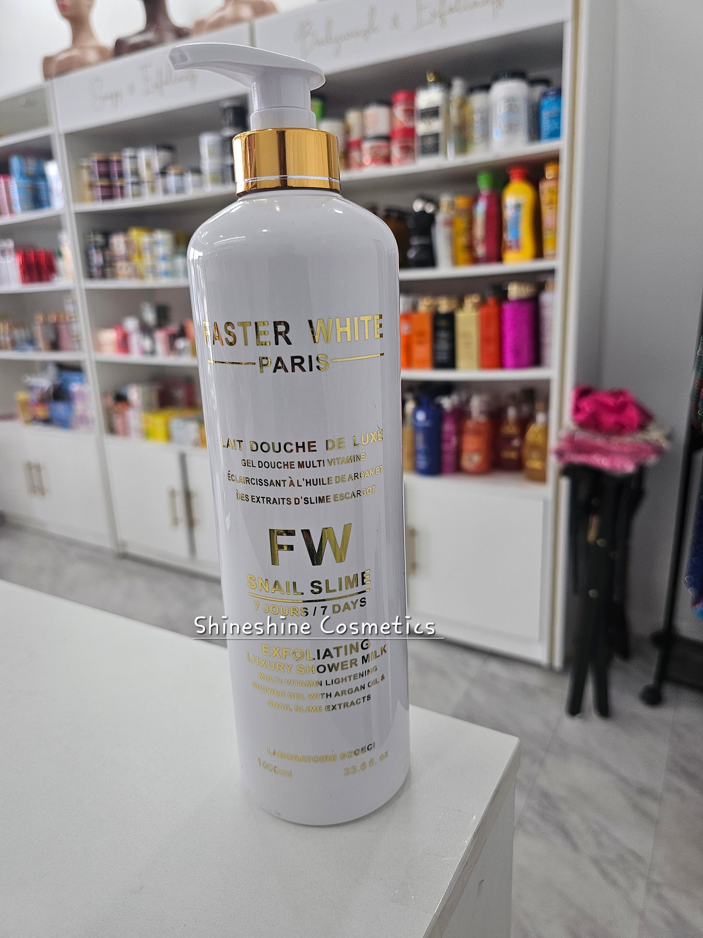 Faster W Snail Slime 7 Days Body Wash