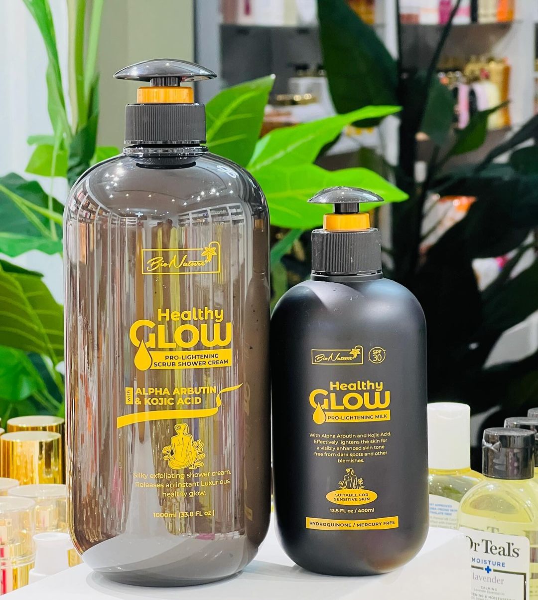 Healthy Glow Pro Lightening Lotion & Body Wash with Alpha Arbutin & Kojic Acid