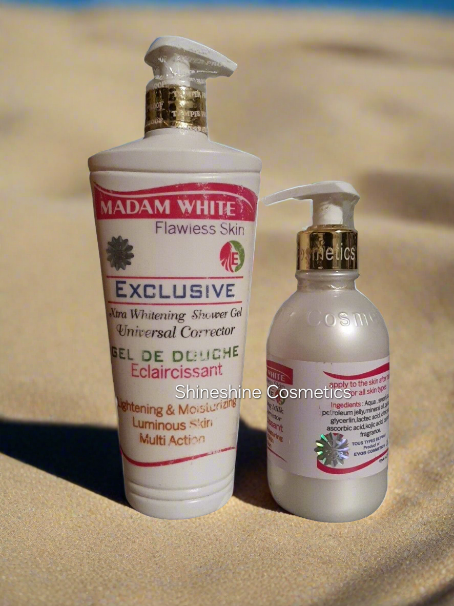 Madam White Body Wash & Body Lotion