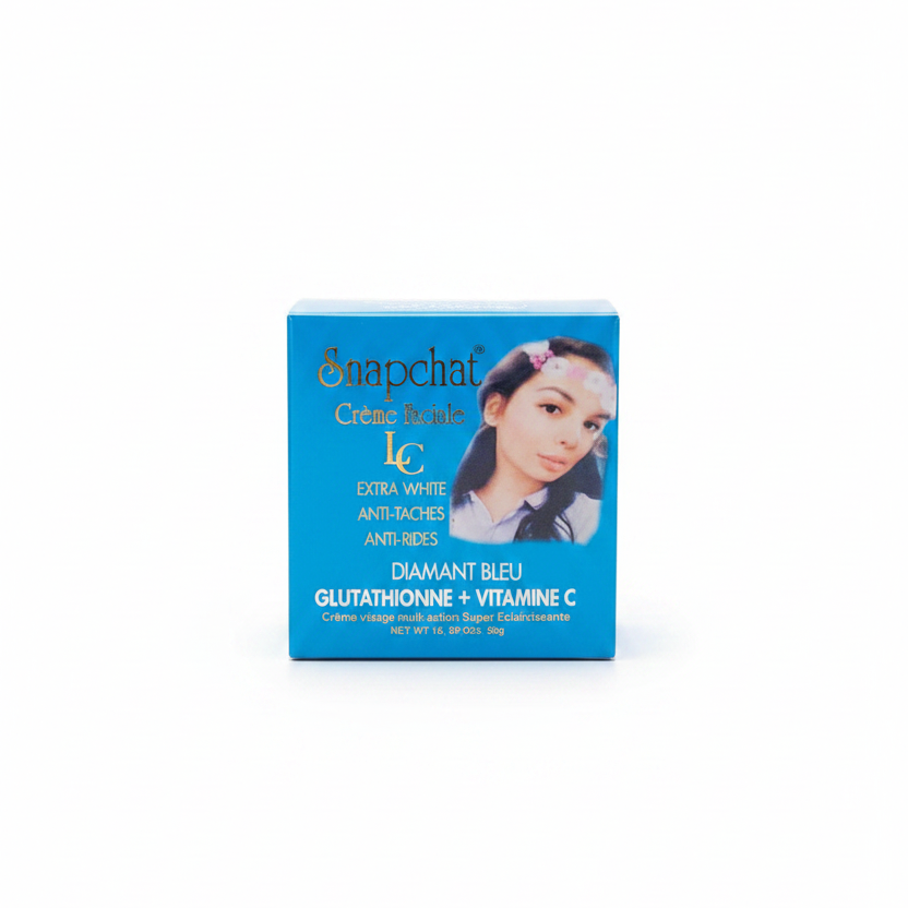 LC Snapchat Crème Faciale Diamant Bleu – Glutathione + Vitamin C