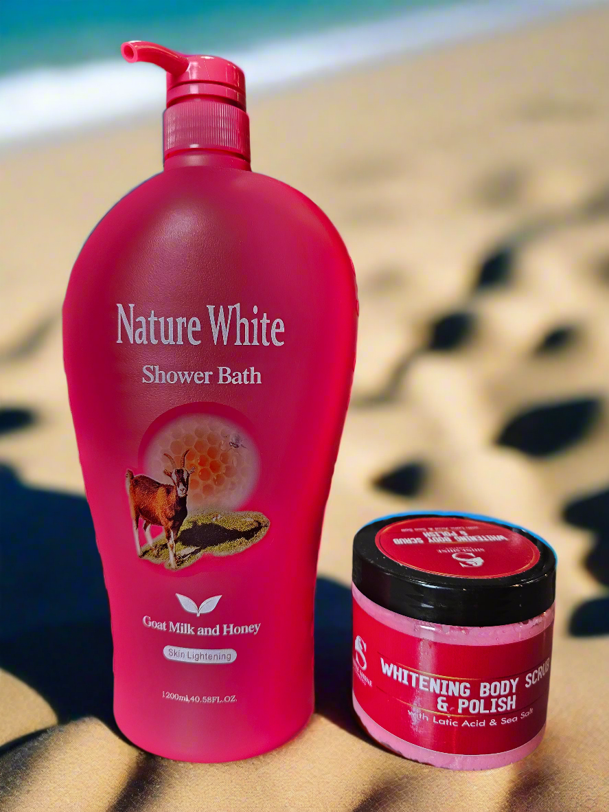 Nature White Body Wash & Scrub