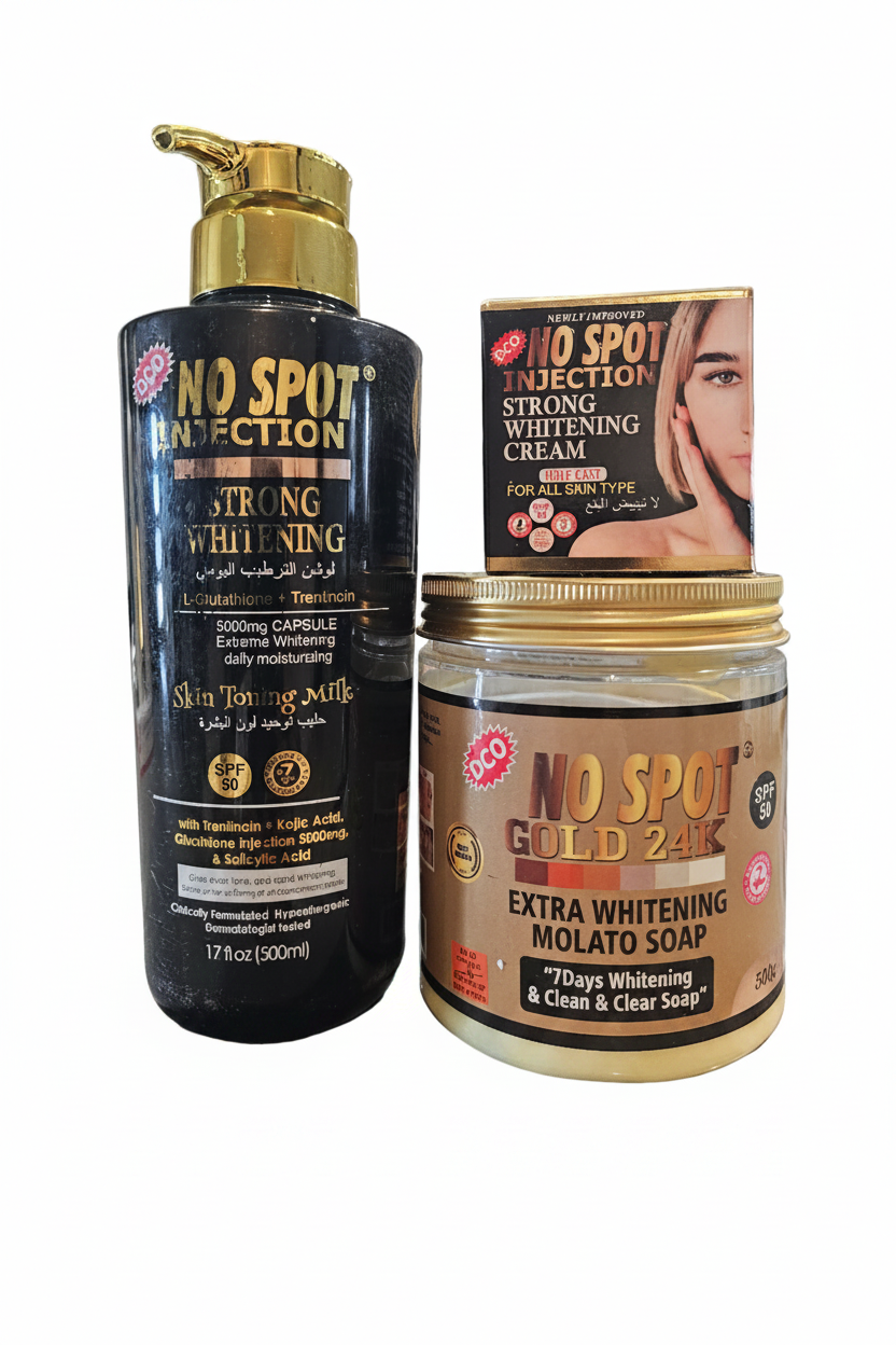 No Spot Set Lotion Face cream and soap – Shineshine Cosmetics