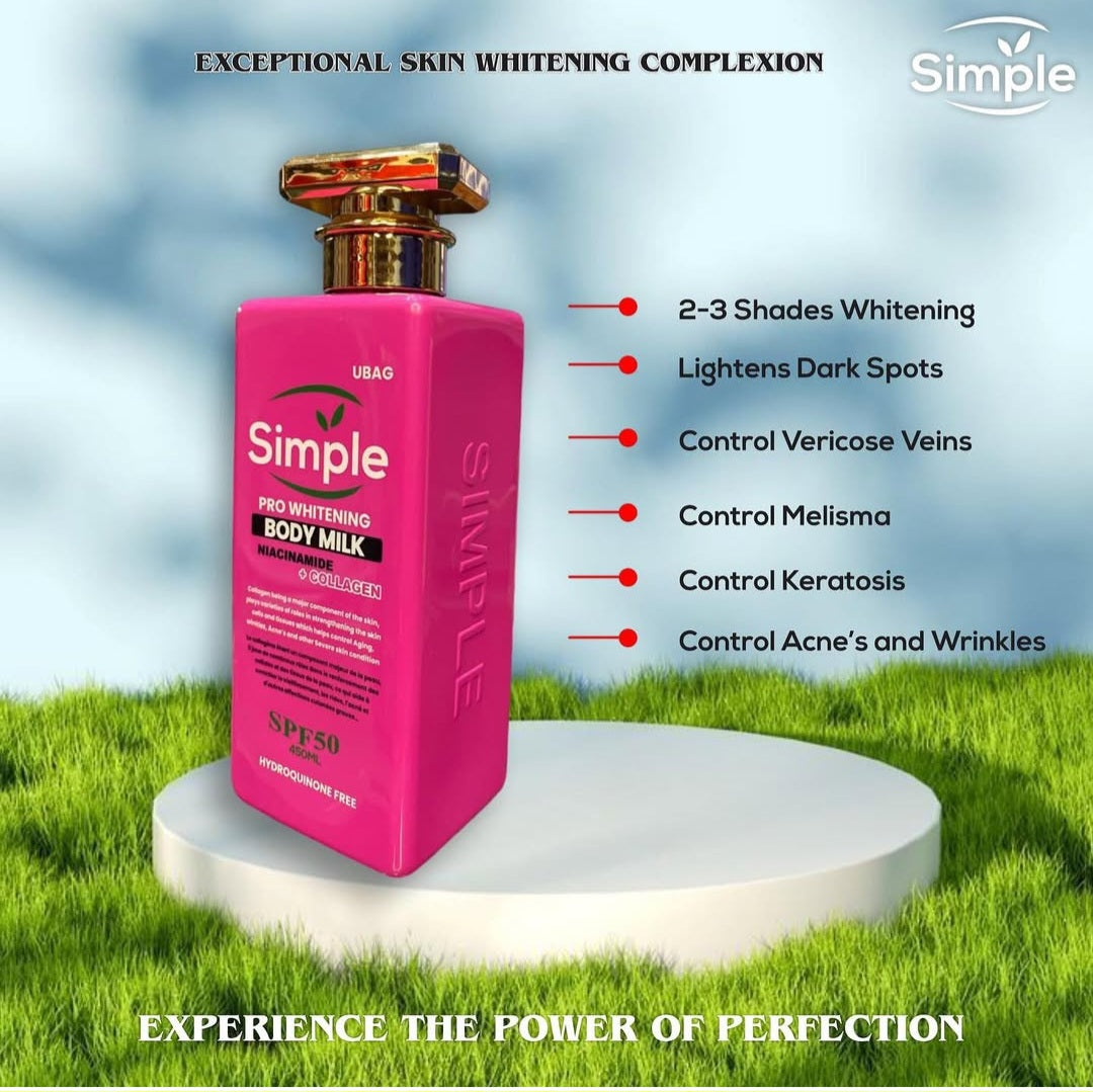 Simple Pro Lightening Lotion Niacinamide + Collagen