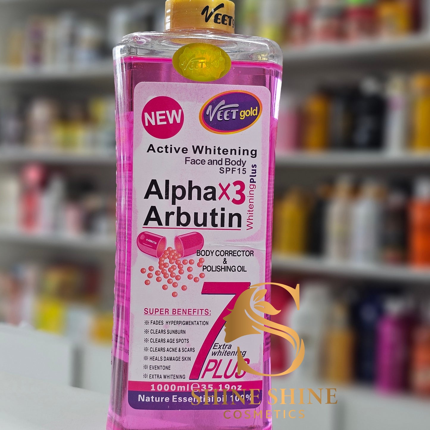 Veet Gold Alpha Arbutin Skin Correcting & Ligtening Oil 1000ml