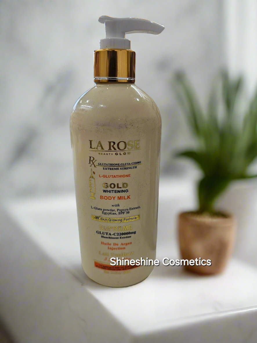 La Rose L-Glutathione Gold Ligtening Lotion  Shineshine Cosmetics