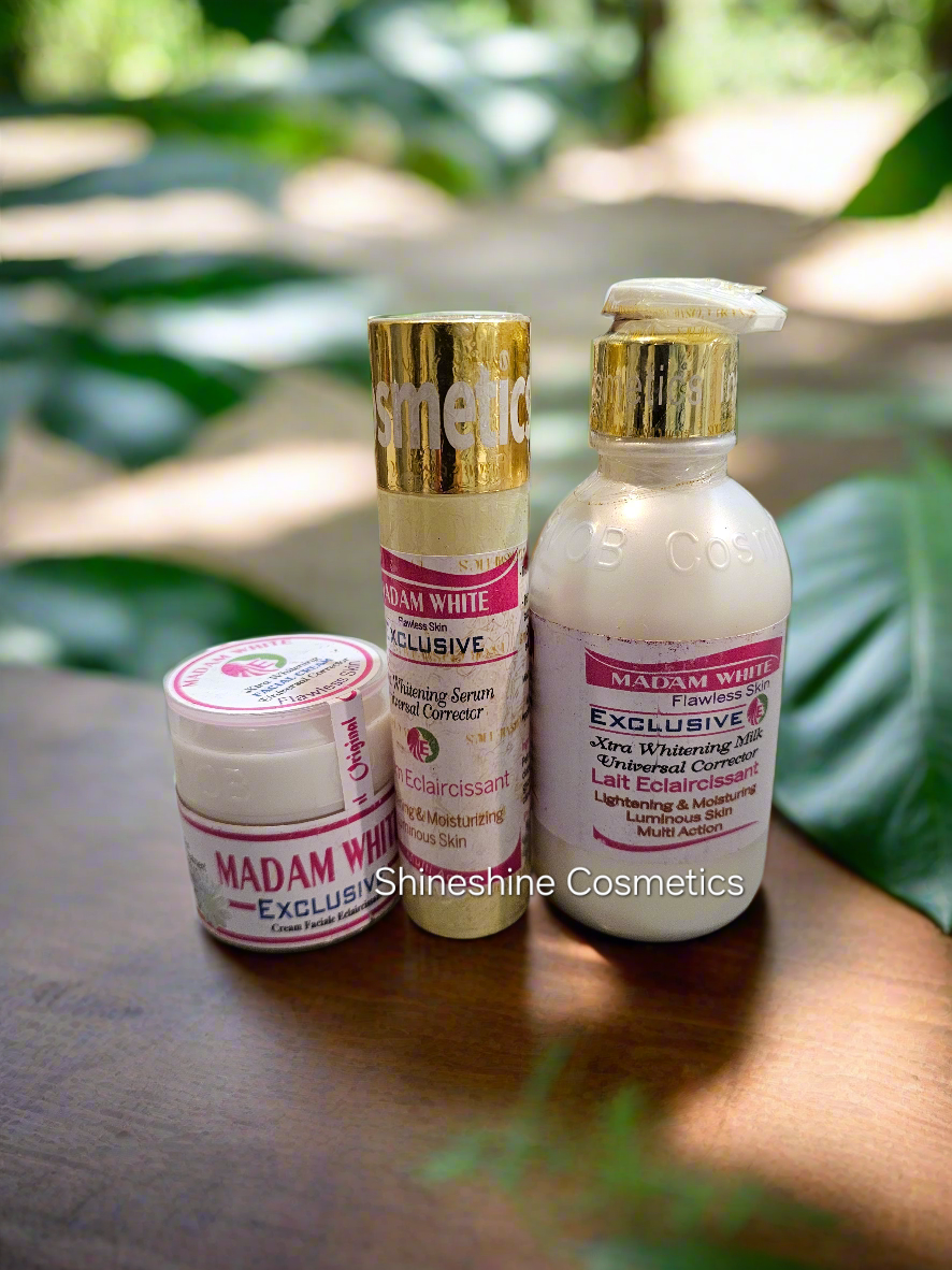 Madam W Ligtening  Lotion, Face Cream and Serum