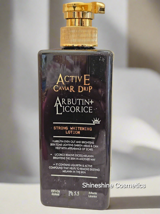 Active Caviar Drip Arbutin & Licorice Brightening Lotion