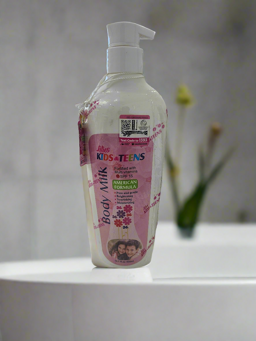 Lilies Kids & Teens Body Milk Shineshine Cosmetics