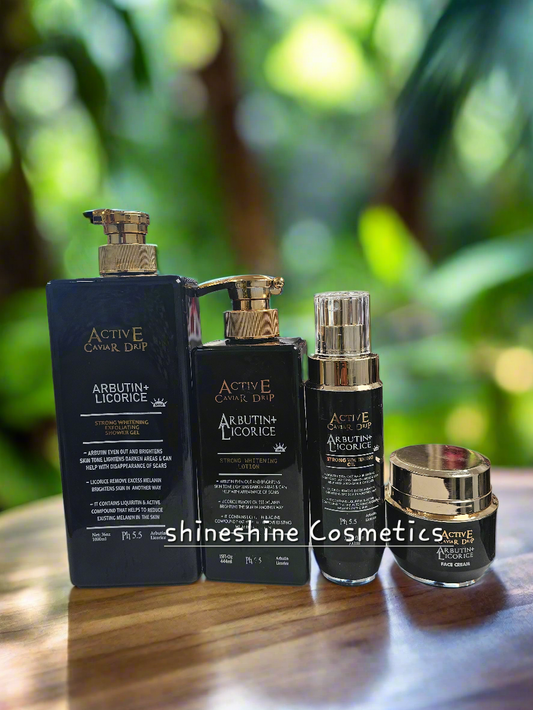 Active Caviar Drip Arbutin & Licorice 4 in 1 Ligtening Set