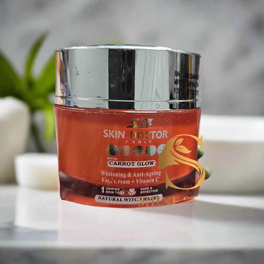 Skin Doctor Carrot Glow Vit C Ligtening Anti-Spot  & Anti-Aging Face Cream
