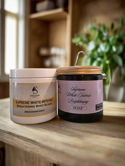 Supreme White Intense Brightening Scrub & Soap