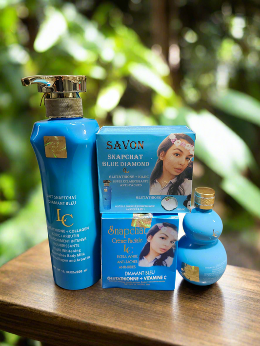 Snapchat 4 in 1 Set Lotion, Serum, Soap & Face Cream