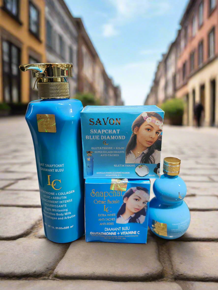 Snapchat 4 in 1 Set Lotion, Serum, Soap & Face Cream