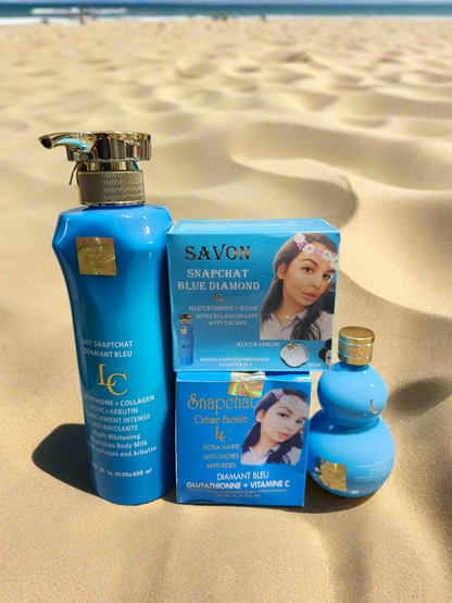 Snapchat 4 in 1 Set Lotion, Serum, Soap & Face Cream