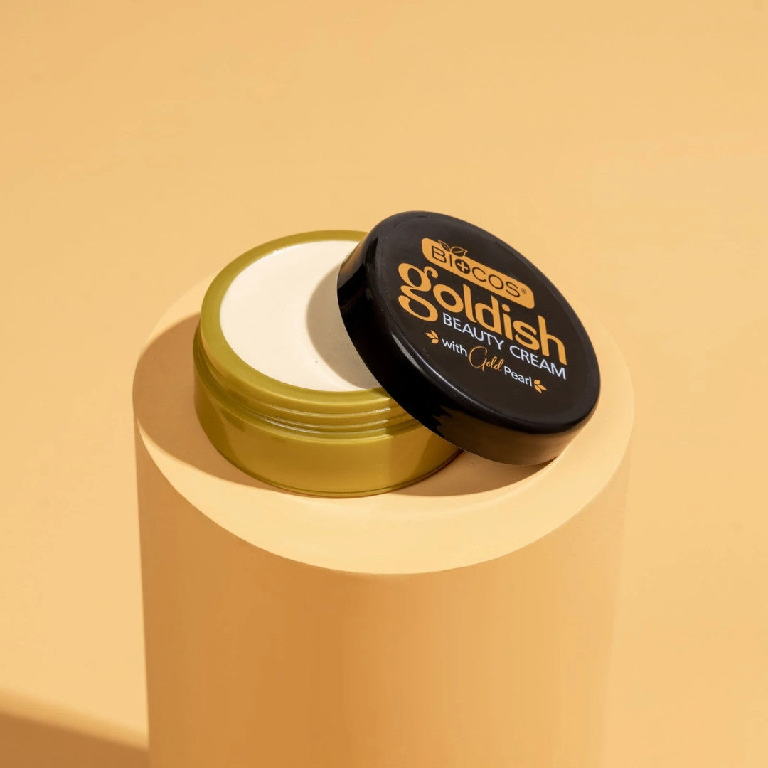 Biocos Goldish Ligtening Beauty Cream with Gold Pearl