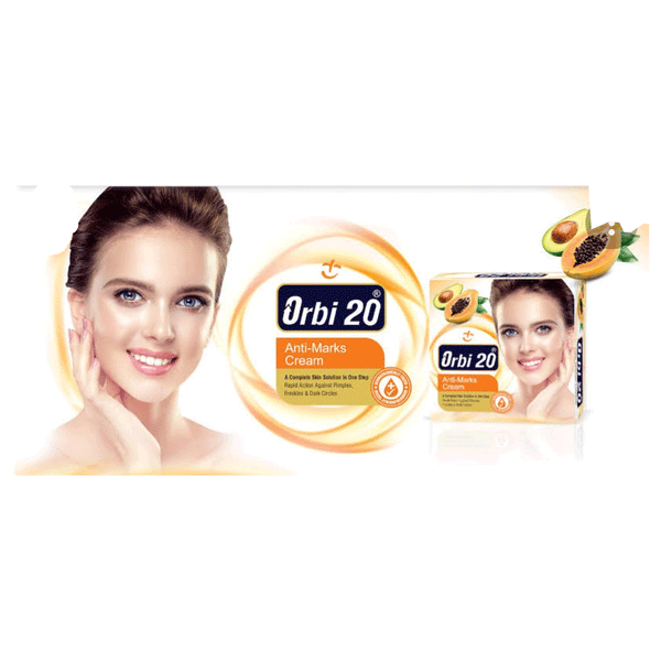 Crème De Jour éclaircissante Orbi 20 - Anti-taches Et Anti-imperfections, SPF 50, 40ml - Marque Papaya