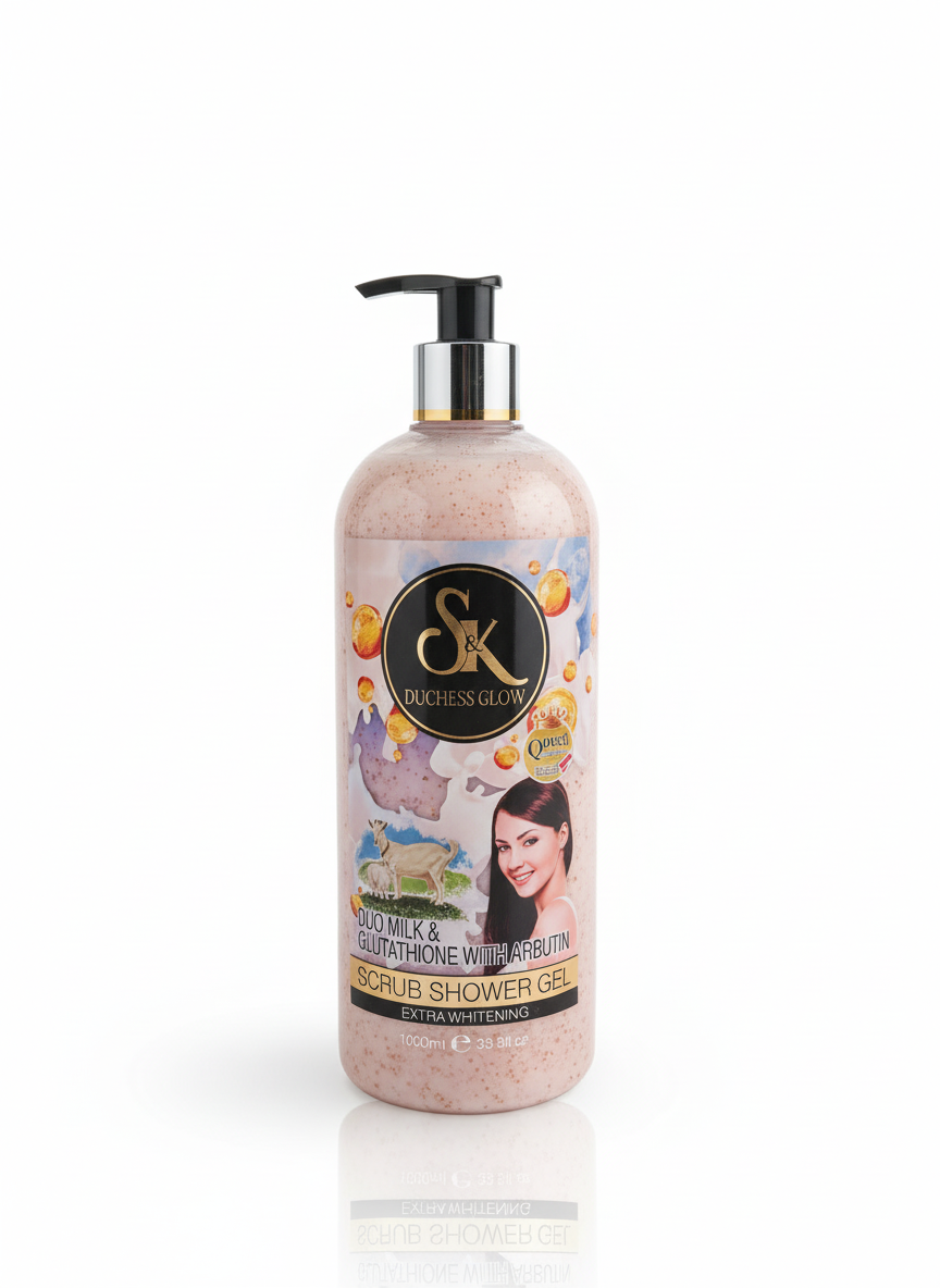 S&k Duchess Glow Duo Milk Glutathione Shower Scrub