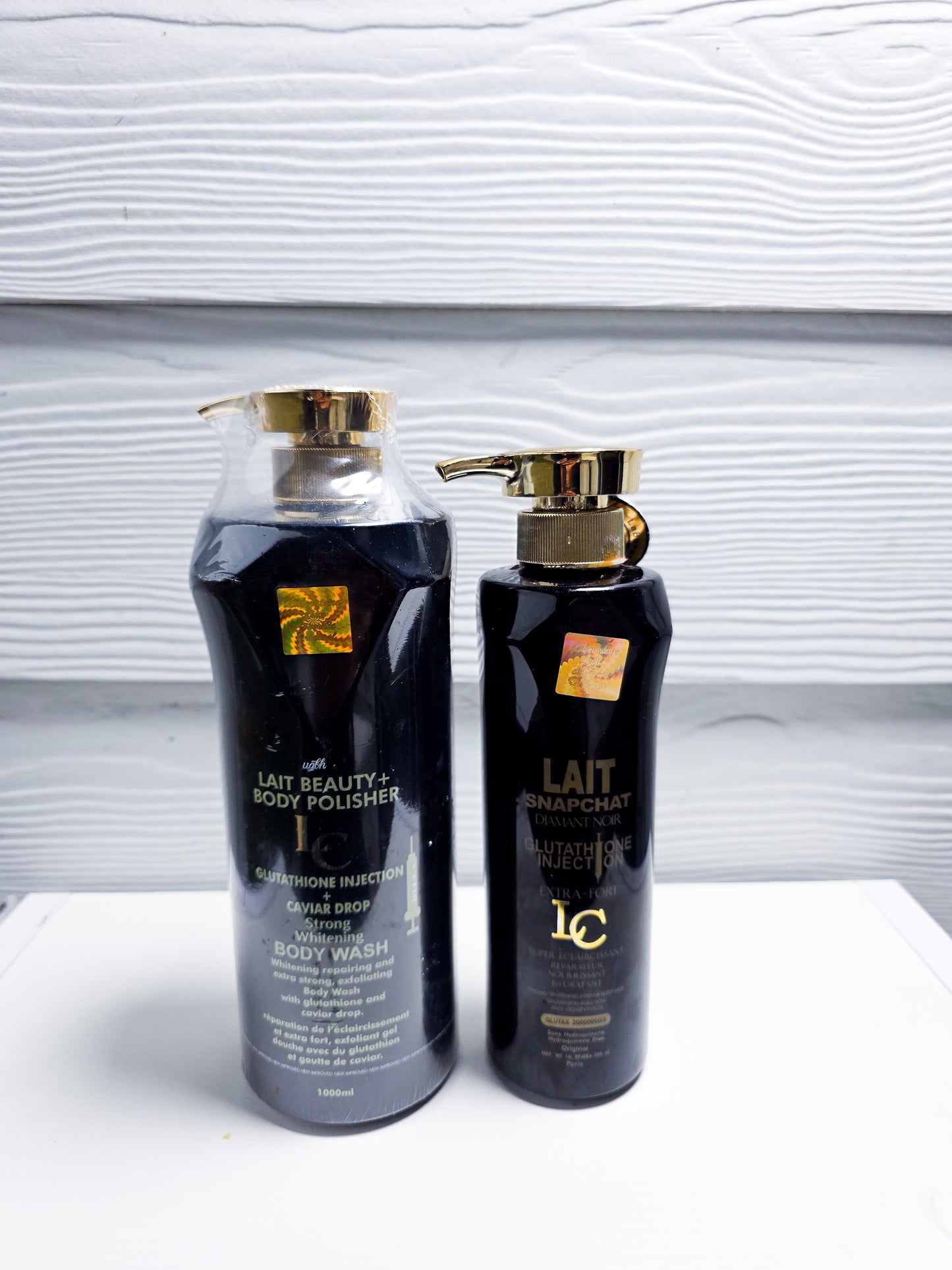 Snapchat Glutathione Lotion & Shower Gel(Black)