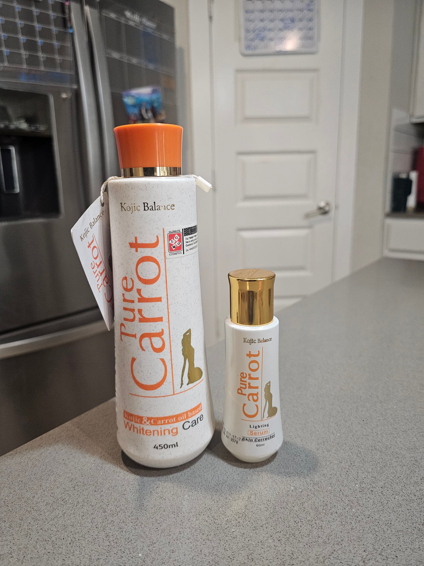 Pure Carrot Kojic Balance Lotion & Oil