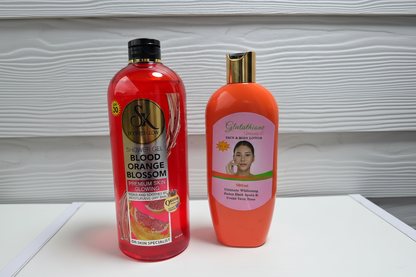 SK Shower Gel & Glutathione Lightening Lotion