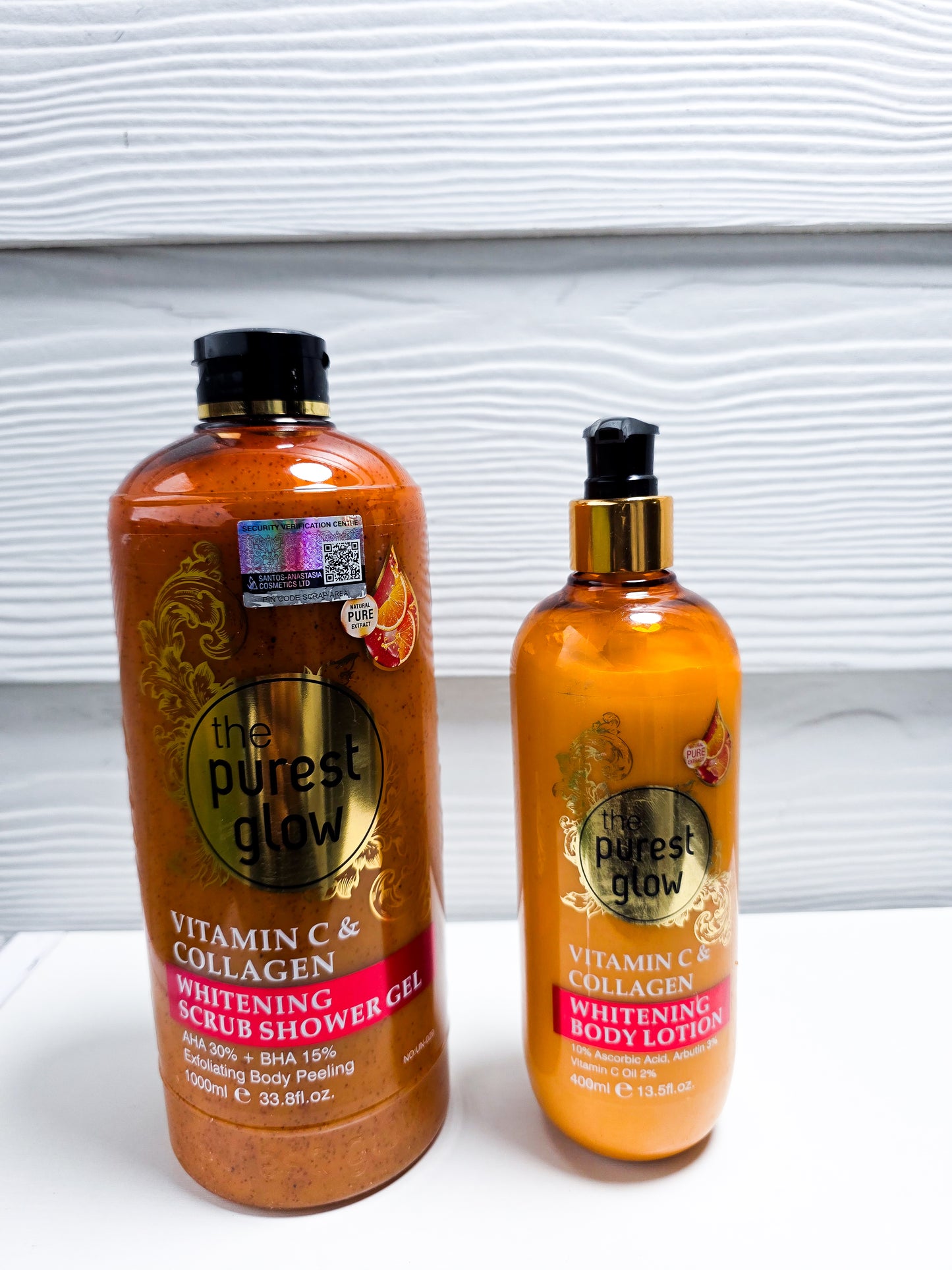 Purest Glow Collagen & Vit C Ligtening Body Lotion & Body Wash