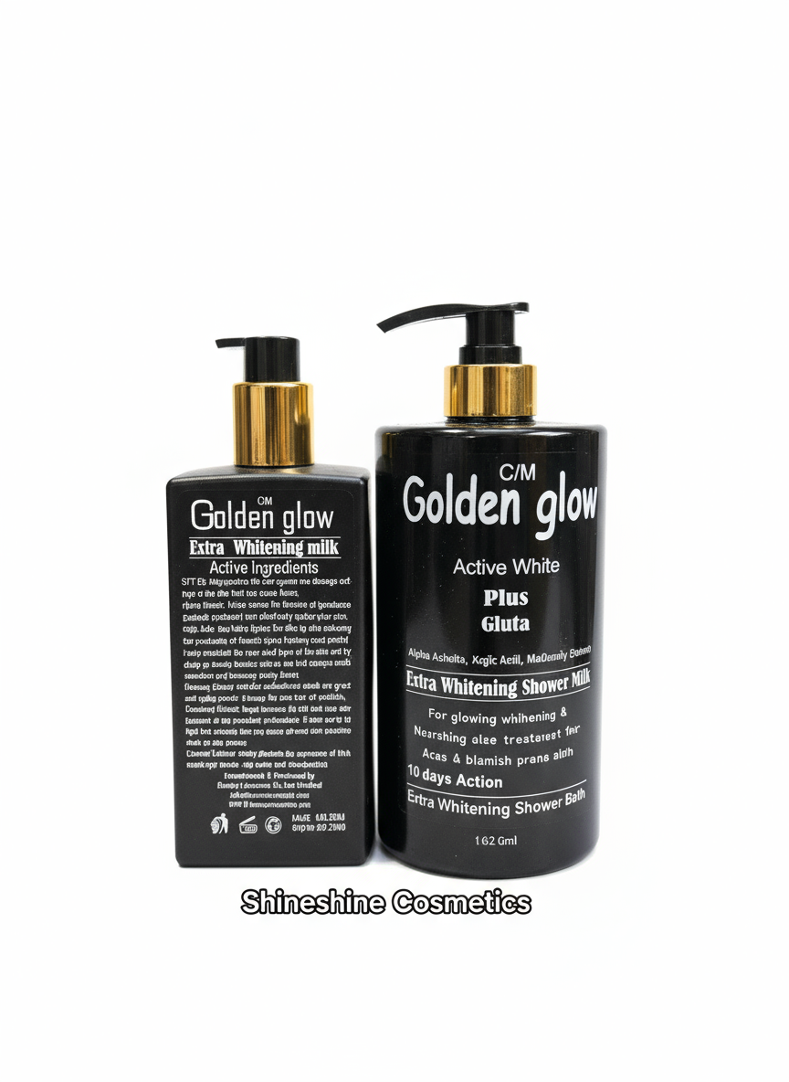 Golden Glow Active White Lotion and Body Wash