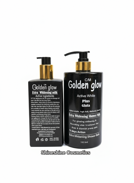 Golden Glow Active White Lotion and Body Wash