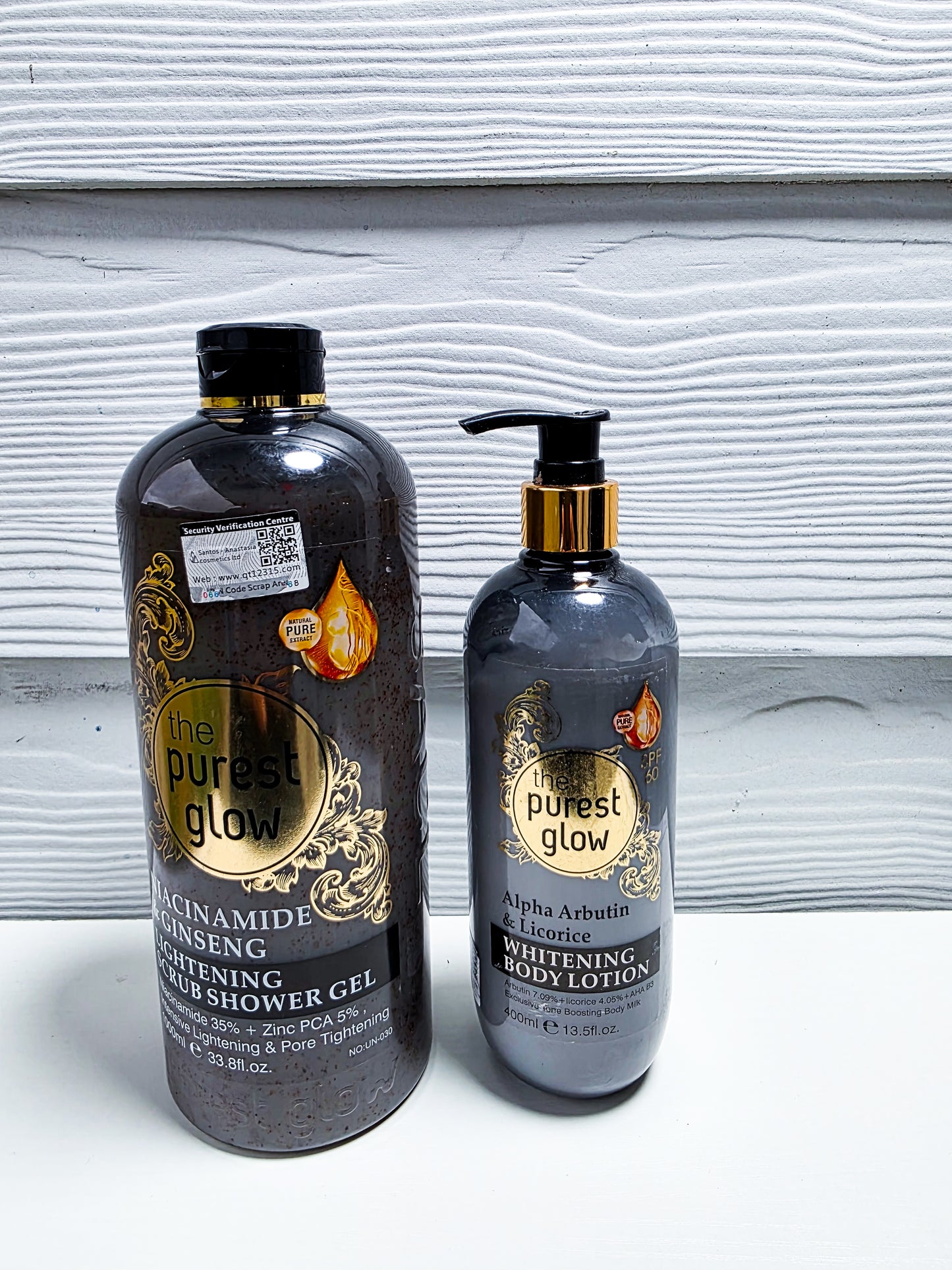 Purest Glow Ligtening Body Lotion & Ligtening Body wash